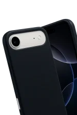 Newface Apple iPhone 17 Air Nano içi Kadife Silikon - Siyah - Görsel 3