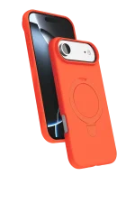 Newface Apple iPhone 17 Air Regal Magsafe Standlı Kapak - Turuncu