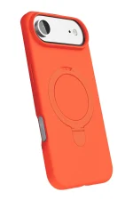 Newface Apple iPhone 17 Air Regal Magsafe Standlı Kapak - Turuncu - Görsel 3