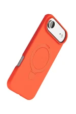 Newface Apple iPhone 17 Air Regal Magsafe Standlı Kapak - Turuncu - Görsel 4