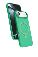 Newface Apple iPhone 17 Air Regal Magsafe Standlı Kapak - Yeşil