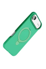 Newface Apple iPhone 17 Air Regal Magsafe Standlı Kapak - Yeşil - Görsel 4
