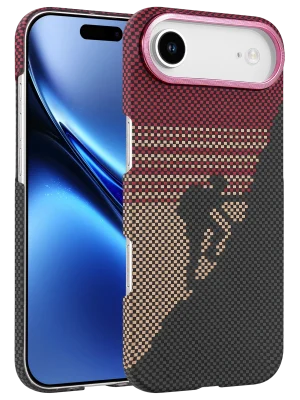 Newface Apple iPhone 17 Air Vega Magsafe Kapak - Kırmızı