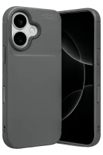 Newface Apple iPhone 17 Auto Focus Karbon Kapak - Gri