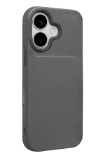 Newface Apple iPhone 17 Auto Focus Karbon Kapak - Gri - Görsel 3