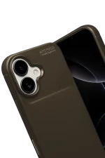 Newface Apple iPhone 17 Auto Focus Karbon Kapak - Kahverengi - Görsel 2