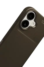 Newface Apple iPhone 17 Auto Focus Karbon Kapak - Kahverengi - Görsel 4