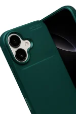 Newface Apple iPhone 17 Auto Focus Karbon Kapak - Koyu Yeşil - Görsel 2