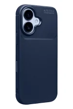 Newface Apple iPhone 17 Auto Focus Karbon Kapak - Lacivert - Görsel 3