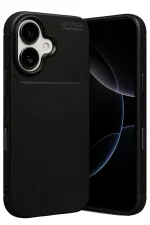 Newface Apple iPhone 17 Auto Focus Karbon Kapak - Siyah