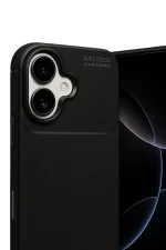 Newface Apple iPhone 17 Auto Focus Karbon Kapak - Siyah - Görsel 3