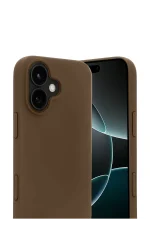 Newface Apple iPhone 17 First Silikon - Kahverengi - Görsel 2