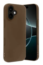 Newface Apple iPhone 17 First Silikon - Kahverengi