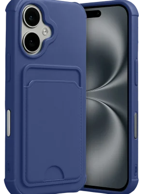 Newface Apple iPhone 17 Kelvin Kartvizitli Silikon - Lacivert