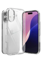 Newface Apple iPhone 17 Lüx Şeffaf Silikon - Şeffaf