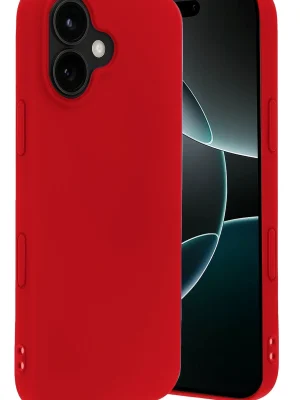 Newface Apple iPhone 17 Nano içi Kadife Silikon - Kırmızı