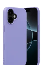 Newface Apple iPhone 17 Nano içi Kadife Silikon - Lila - Görsel 2