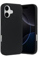 Newface Apple iPhone 17 Nano içi Kadife Silikon - Siyah