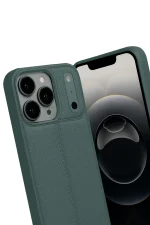 Newface Apple iPhone 17 Pro Auto Focus Kapak - Koyu Yeşil - Görsel 3