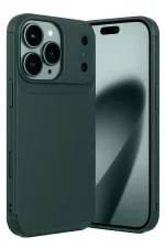 Newface Apple iPhone 17 Pro Auto Focus Karbon Kapak - Koyu Yeşil