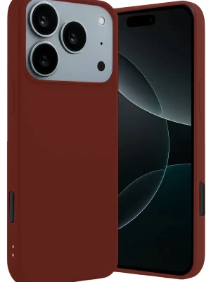 Newface Apple iPhone 17 Pro First Silikon - Bordo