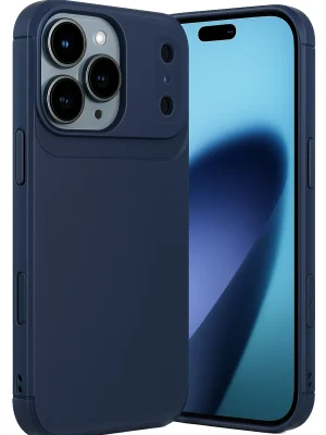 Newface Apple iPhone 17 Pro Max Auto Focus Karbon Kapak - Lacivert