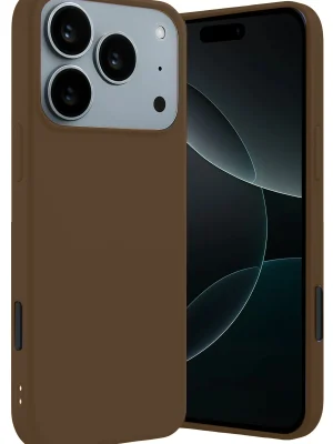 Newface Apple iPhone 17 Pro Max First Silikon - Kahverengi