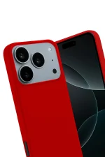 Newface Apple iPhone 17 Pro Max First Silikon - Kırmızı - Görsel 2