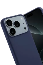 Newface Apple iPhone 17 Pro Max First Silikon - Lacivert - Görsel 2