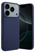 Newface Apple iPhone 17 Pro Max First Silikon - Lacivert