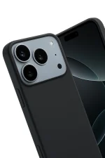 Newface Apple iPhone 17 Pro Max First Silikon - Siyah - Görsel 3