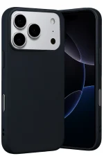 Newface Apple iPhone 17 Pro Max Nano içi Kadife Silikon - Siyah