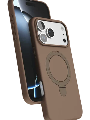 Newface Apple iPhone 17 Pro Max Regal Magsafe Standlı Kapak - Çöl Titanyum