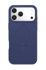 Newface Apple iPhone 17 Pro Max Regal Magsafe Standlı Kapak - Lacivert - Görsel 2