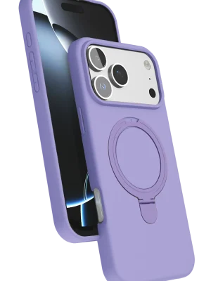 Newface Apple iPhone 17 Pro Max Regal Magsafe Standlı Kapak - Lila