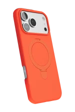 Newface Apple iPhone 17 Pro Max Regal Magsafe Standlı Kapak - Turuncu - Görsel 2