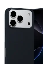 Newface Apple iPhone 17 Pro Nano içi Kadife Silikon - Siyah - Görsel 3