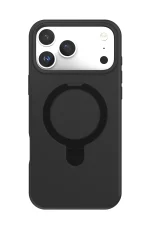 Newface Apple iPhone 17 Pro Regal Magsafe Standlı Kapak - Siyah - Görsel 2