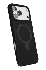 Newface Apple iPhone 17 Pro Regal Magsafe Standlı Kapak - Siyah - Görsel 3