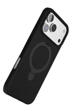 Newface Apple iPhone 17 Pro Regal Magsafe Standlı Kapak - Siyah - Görsel 4