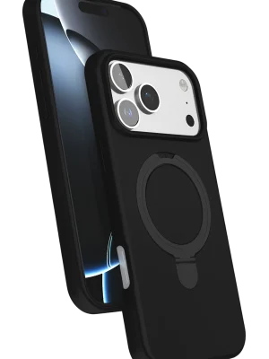 Newface Apple iPhone 17 Pro Regal Magsafe Standlı Kapak - Siyah