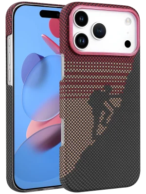 Newface Apple iPhone 17 Pro Vega Magsafe Kapak - Kırmızı