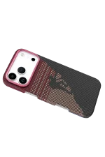 Newface Apple iPhone 17 Pro Vega Magsafe Kapak - Kırmızı - Görsel 5