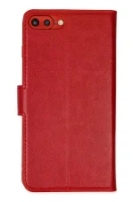 Newface Apple iPhone 7/8 Plus Trend S Plus Kapaklı Kılıf - Kırmızı