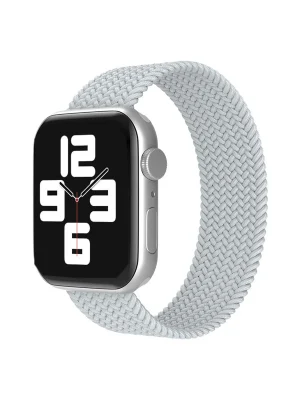 Newface Apple Watch 38mm Ayarlı Solo Silikon Kordon - Beyaz