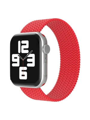 Newface Apple Watch 38mm Ayarlı Solo Silikon Kordon - Kırmızı