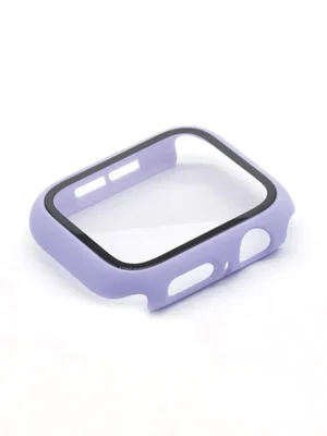 Newface Apple Watch 38mm Camlı Kasa Ekran Koruyucu - Lila