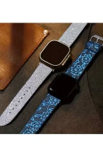 Newface Apple Watch 38mm Creeper Desenli Kordon - Kahverengi - Görsel 3