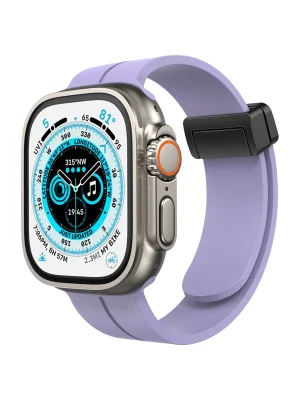 Newface Apple Watch 38mm KR412 Elegance Stylısh Kordon - Lila