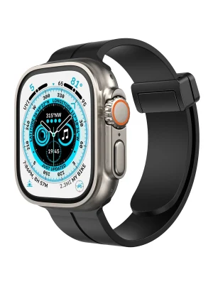 Newface Apple Watch 38mm KR412 Elegance Stylısh Kordon - Siyah